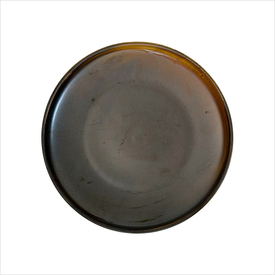 Teller flach rund 26 cm _Escura dark brown__top